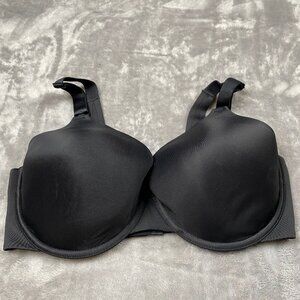 Motherhood Intimates Nursing Bra Women's 34DD Black Full Coverage Back Smoothing